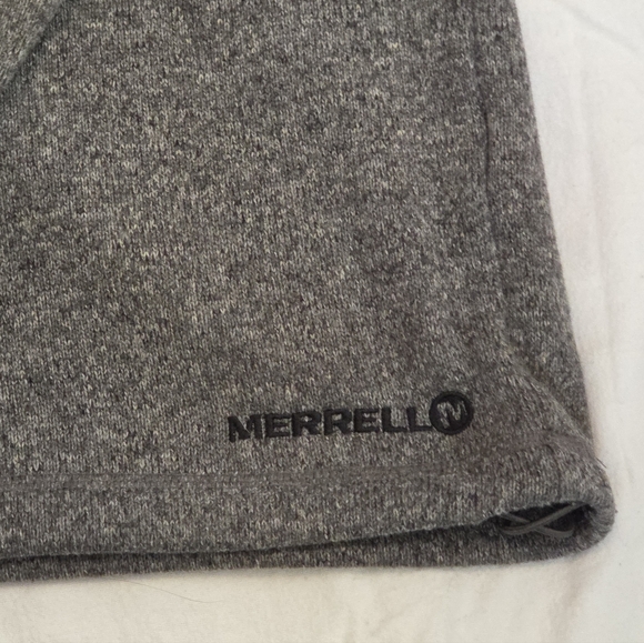 Merrell Men's Size L 1/4 Zip Sweater in Charcoal - Picture 3 of 5